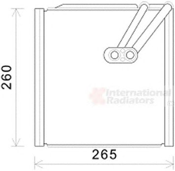 VAN WEZEL 8200v406 -  Испаритель, кондиционер